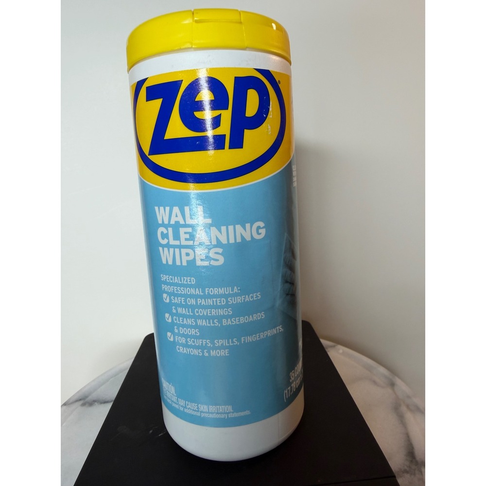 Zep Wall Cleaning Wipes 35 Count Professional Formula Scuffs & Stains R42210